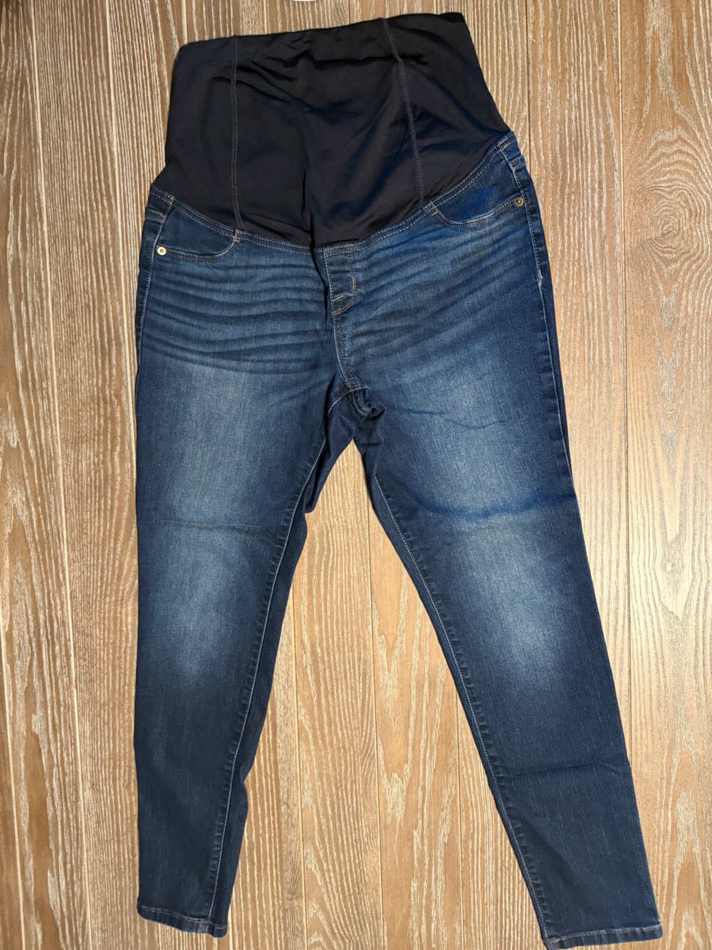 Isabel Maternity by Ingrid & Isabel Dark Blue Skinny Maternity Jeans